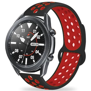Sport ceas silicon 20/22mm banda curea pentru Amazfit Bip Samsung Galaxy watch 3 41 45 mm benzi de viteze s3 Frontieră/Clasic Active