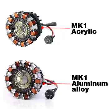 MK1/MK2 Scara 1:1 Reactor Arc Nevoie Pentru a Asambla Reactor USB LED Lumina Modelul de Acțiune Kituri de constructie Cu Control de la Distanță Pentru Adulți