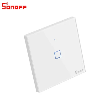 SONOFF T0US/marea BRITANIE TX Wifi Inteligent Întrerupător de Lumină Timer 1/2/3 Banda de Sprijin de Voce/APP/Touch Control Funcționează Cu Alexa de Start Google