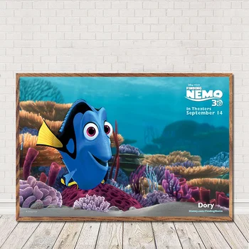 Panza Poster Pictură de Desene animate Finding Nemo Arta Panza Pictura Postere si Printuri Living Home Decor de Perete de Arta Fara Rama