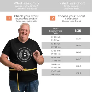 Vintage Cryptocurrency Bitcoin T-Shirt pentru Barbati din Bumbac Tricou Mare, Teuri Plus Dimensiune Mare Dimensiune Mare 4XL 5XL 6XL Topuri
