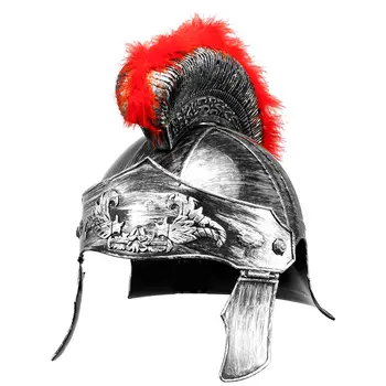 Plastic Samurai Casca Spartan Pălărie Mascaradă Partid Cosplay Decor Coif Medieval Roman Antic Casca De Plastic Pene Leu Capac