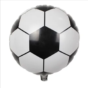 10buc Petrecere Folie de Fotbal Baloane de 18 Inch din Aluminiu de Fotbal Metalice Mylar Pentru Copii, Băieți Și Fete Ziua de naștere Partidul Decor