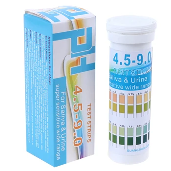 1 Sticla de 150 De Benzi de Hârtie de Testare PH Interval de PH de 4.5 9.0 Pentru Urină & Saliva Indicator de Vânzare Fierbinte