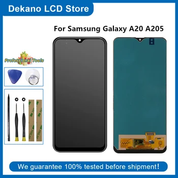 Ecran LCD Pentru Samsung Galaxy A20 A205 SM-A205F/DS, SM-A205FN/DS A205GN/DS Ecran Tactil Digitizer Unelte de Asamblare Adeziv