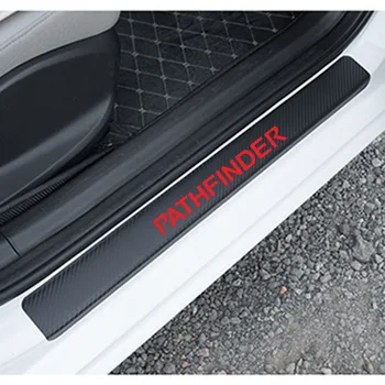 Pentru Nissan Pathfinder Accesorii Autocolante Auto Din Fibra De Carbon Anti Scratch Auto Pragului De Ușă Decor Styling Decal Protector