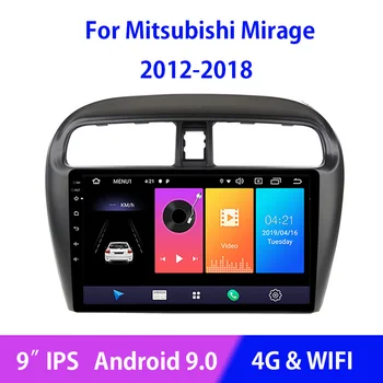 Android 9.0 WIFI 4G Radio Auto Multimedia Player Video Pentru Mitsubishi Mirage Attrage 2012 2013-2018 Split Screen USB BT