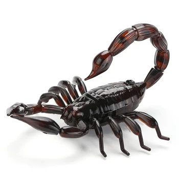 Control de la distanță Scorpion, Infraroșu de Control Radio de Copii Jucărie RC Scorpion Realiste de Simulare Glumă Înfricoșător Truc Jucarii Copii Cadou: Negru