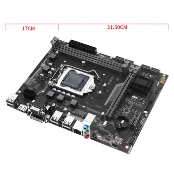 H61 desktop placa de baza set kit H61G532 cu procesor Intel I7 3770 LGA1155 CPU 8G(2*4G) memorie RAM DDR3 Mico-ATX Grafica Integrata