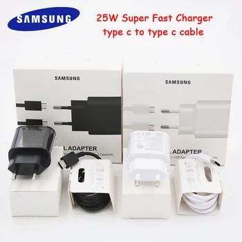 Original Samsung Super-Încărcător Pentru Galaxy Note 10 20 S20 S21 Ultra S10 S9 A80 A70 A90 Rapid 25W Putere Adaptor PD Tip C Cablu