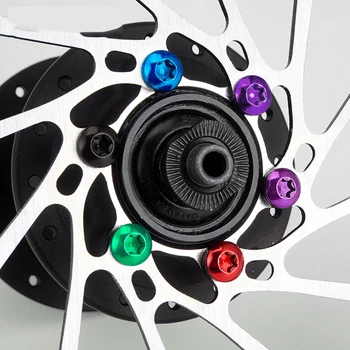 M5x10mm Discul Rotorului de Frână Șuruburi de Titan de culoare Mountain Bike Frâne Disc Rotor Șurub Ultralight Accesorii pentru Biciclete