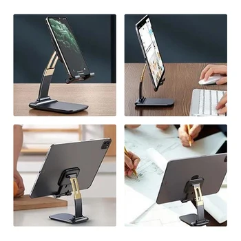 Suport de telefon Stand pentru iPad iPhone Xiaomi Samsung Metal Suport de Telefon Mobil Pliabil Telefon Stand Universal Birou Soclului