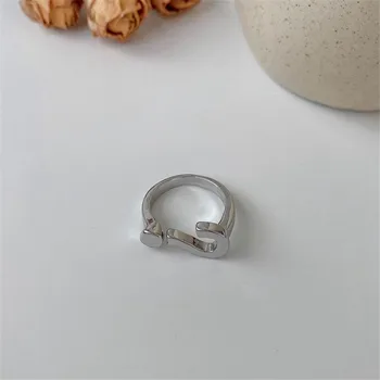 Design creativ Semn de Întrebare Argint Culoare Inel Elegant, Feminin Open Knuckle Ring Moda Fermecătoare Femei Bijuterii