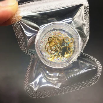 1 Cutie Mouse-ul 3D de Metal de Unghii Decoratiuni Stras Unghii Manichiura Caviar Accesorii Shell Cristal Flori Uscate Design Manichiura