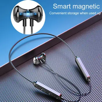 Stilul De Gât Magnetic Bluetooth Căști Wireless Sport Cască Agățat De Gât Bluetooth 5.0 In-Ureche Căști Pentru Alergat