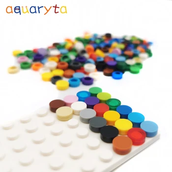 Aquaryta 4000pcs/Sac 98138 Rotund 1X1 Blocurile Componente Educative Jucarii Creative Pixel Materiale de Pictura Cadou pentru Copii