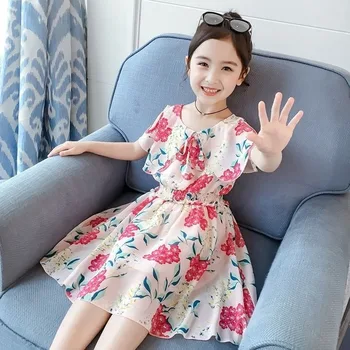 Fete de vară Dulce Proaspăt Rochie Eleganta 12 Îmbrăcăminte pentru Copii 9 Student de Moda Rochii de 7 Copii 6 Haine de Vară 8 Ani
