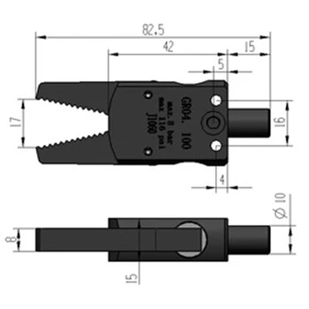 Pneumatice Mini Prindere J1060 Manipulator Accesorii Mecanice De Fixare Gura De Scurgere A Apei Clip