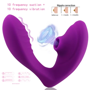 10 Viteze Vagin Suge Vibratorul Sex Oral de Aspirație Clitorisul Reîncărcabilă Clit Sucker Stimulator Clitoris jucarii Sexuale pentru Femei
