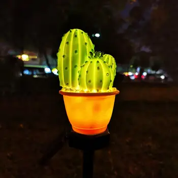 Simulare Cactus Ananas Forma Solare cu LED-Gazon Lampa Spike Lumina LED-uri în aer liber Gazon Lumina Sol Lampa Pentru Curte Decorative