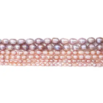 Naturale de apă Dulce Pearl Margele 35cm Neregulate Orez Forma de Margele pentru Bijuterii DIY Femei Colier Elegant