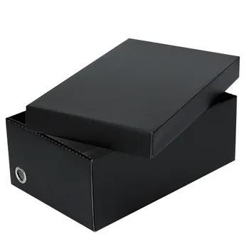 Pantofi cutie de depozitare cutie de cadou коробки для подарков personalizate de hârtie kraft pentru bărbați pantofi pentru femei cutie de ambalaj коробка крафт verzenddoos