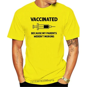 Oamenii Amuzant Tricou de Moda tricou Vaccinate Pentru că Părinții Mei nu Erau Cretini Versiunea Alb pentru Femei t-shirt