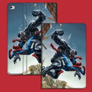 Marvel Avenger Spider Man și Venin Cover pentru IPad Pro Caz pentru IPad Caz de 9.7 2017-2020 IPad Air 1 2 9.7 Tableta Moale Fundas