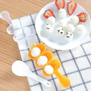 1 BUC Nou DIY Drăguț Mini Orez și Legume Rulou de Mucegai Minge de Carne Filtru de Sushi Onigiri Instrument de Gadget-uri de Bucătărie 2021