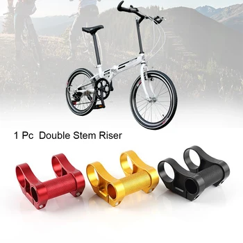 25.4 mm 31.8 mm Extensie Reglabil Bicicleta Pliere Biciclete de Reparații de Biciclete din Aliaj de Aluminiu Durabil Dublu Stem Coloană Ultra Light