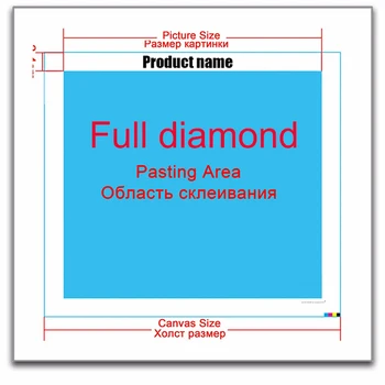 5D DIY Piața Diamant Pictura Oamenii Decor Acasă Burghiu Plin de Piața Națiunii Imagine de Stras Mozaic de Diamante Broderie Cadou