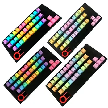 37 Cheie Tastelor Set Practic cu iluminare din spate PBT Translucidus Înlocuire Tastatură Mecanică de Gaming Moda Calculator Accesoriu Colorat
