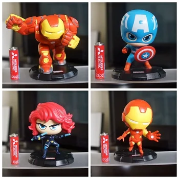 Autentic Marfă în Vrac MARVEL Avengers Anti-Hulk, Iron Man, Captain America, Black Widow Decor Figura Jucărie Cadouri de Colectare Hobby-uri