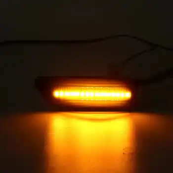 2x LED-uri Dinamice de poziție Laterale Repetor Lumina Pentru Volvo XC90, S80 V70 XC70 S60 MK1 2 2001-2009 Rândul său, Luminile de Semnalizare Lampa de 2000 2003 2006