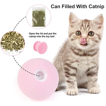 Pisica Jucarii Interactive Mingea Catnip Cat De Formare Jucărie Animale De Companie Joc Vocal Minge De Companie Scartaie Consumabile Produsului Jucarie Pentru Pisici Pisoi Kitty