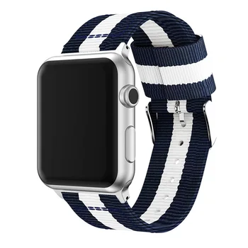 Curea nailon pentru Apple watch band 44mm 40mm iWatch trupa 42mm 38mm Bandă belt curea bratara apple watch series 3 4 5 6 se