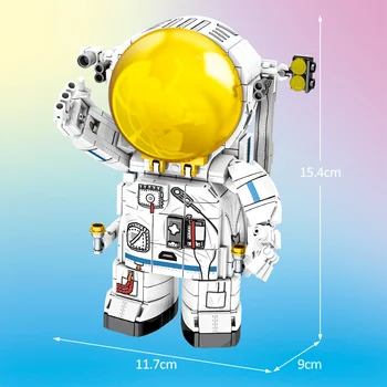 Orașul Tehnică Aerospațială Rachete Serie De Blocuri Astronaut Știință Creator Cărămizi Jucării Educative Pentru Copii Cadouri