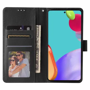 3 card rama Foto Flip case Pentru Samsung A52 72 A02S M02 A32 A42 A12 Piele PU Portofel cu Suport cover pentru Galaxy M31S M51 A21S A01