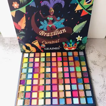Carnaval Brazilian Fard de pleoape Paleta 99 Curcubeu de Culori Perlate Fard de Ochi de Lungă durată Ochi Pulbere Machiaj Cosmetice TSLM2