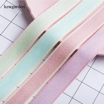 Kewgarden DIY Cercei Brosa Hairbows Accesorii 40mm 25mm 16mm Culoare Marginea Diagonal Panglică Manual Banda Chingi 10Yards