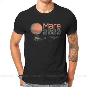 Marte în 2020 Exploratori Spațiu Perseverenta Classic T Camasa Vintage Goth Vară Liber de Bumbac Barbati Topuri Harajuku Crewneck Tricou