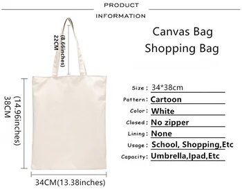 Jujutsu Kaisen geantă de cumpărături panza bolso reutilizabile bolsas de tela tote sac de bumbac sac cabas reutilizabile reciclaje tesatura sacolas