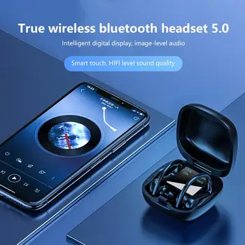 Wireless Căști Impermeabil Sport Wireless Touch Control TWS Căștile Bluetooth-Căști compatibile Cu Înaltă definiție Mic