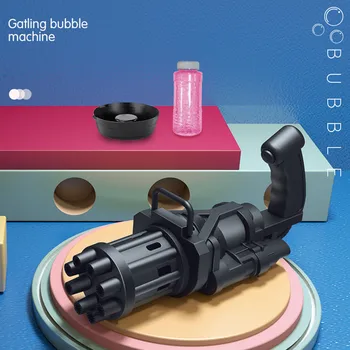 Jucărie arme de cs go Bubbles pentru copii în aer liber copilul gamesgatling bule de jucărie Automată bubble machine gun cu săpun