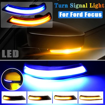 Dinamic Lumina de Semnalizare cu LED Oglinda Retrovizoare Secvențială Indicator Lampă de Semnalizare Pentru Ford Focus 2 3 Mk2 Mk3 Mondeo Mk4 UE