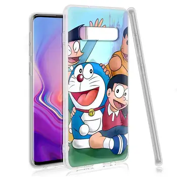 Drăguț Kawaii Doraemon Tpu Caz Moale Pentru Samsung A50 A51 A70 A71 S20 FE Fondul pentru Galaxy A10 A20e A30 A40 A20s Capacul Telefonului