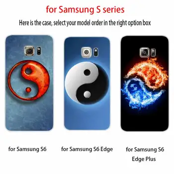 Tai chi-ul Yin Yang Model de Telefon Caz Pentru Samsung Galaxy S8 S9 S10 S20 S21 Plus Uitra Lite Ultra Acoperi S10E S7 Edge Uitra