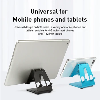 Noul Universal Din Aluminiu Accesorii De Telefon Mobil Portabil Suport De Birou Masa Suport De Telefon Mobil Pentru IPhone, Samsung, Xiaomi, Huawei