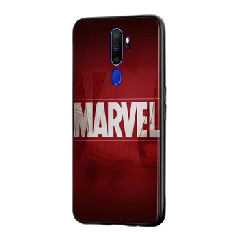 Marvel Deadpool Iron Man for OPUS A9 2020 A11 Reno 10X ZOOM ACE 5 4 3 2 F SE Pro Lite Black Phone Case