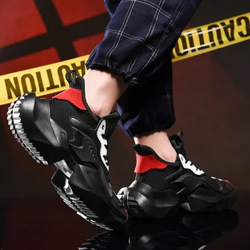 2020 Masculin Dantela-up Adidași Bărbați de Înaltă Calitate de Om Non Alunecare Confortabil Pantofi Casual Adidași ochiurilor de Plasă Respirabil în aer liber Pantofi de Mers pe jos